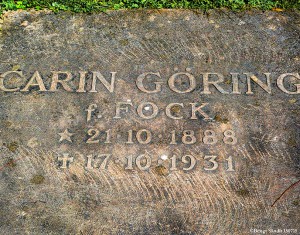 Carin Görings grav 2015  